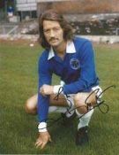 Frank Worthington Leicester City Signed 10 X 8