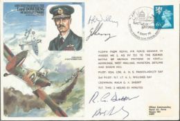Air Cdre Roy Dutton DSO DFC 111 Sqn Battle of Britain pilot signed Lord Dowding Historic Aviators