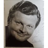 Benny Hill signed 10 x 8 inch black and white photograph of the comedy genius, dedicated to John.