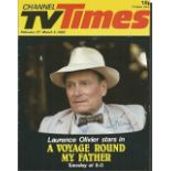 Laurence Olivier signed TV Times Magazine photopage Good condition. All items come with a