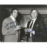 Frankie Vaughan and Larry Grayson signed vintage 10 x 8 b/w photo Good condition. All items come