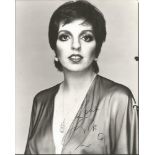 Liza Minnelli signed 10 x 8 b/w photo Good condition. All items come with a Certificate of