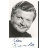 Benny Hill signed 6 x 4 black and white photo Good condition. All items come with a Certificate of