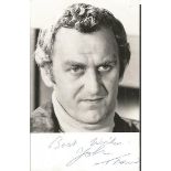 John Thaw signed 6 x 4 black and white photo from The Sweeney Good condition. All items come with