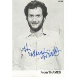 Kenny Everett signed 6 x 4 b/w Thames TV postcard photo Good condition. All items come with a