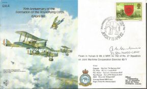 Sgt Ambrose Mines 32 Sqn Battle of Britain signed DH4 Bomber Command cover Good condition. All items