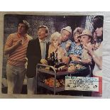 Carry on Kenneth Williams and Joan Sims signed 10 x 8 colour Carry on Abroad photo Good condition.