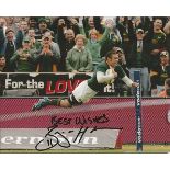 Bryan Habana signed South Africa Rugby 8x10 Photo Good condition. All items come with a Certificate