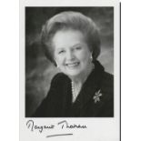 Margaret Thatcher Former British Prime Minister Signed 5X7 Photo Good condition. All items come with