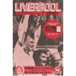 3 Liverpool Football programmes signed by Kenny Dalglish, Terry McDermaott, Steve McMahon, Peter