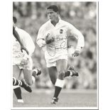Jeremy Guscott signed England Rugby 8x10 Photo. Good condition. All items come with a Certificate