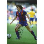 Mark Hughes signed Barcelona 8x12 Photo. Good condition. All items come with a Certificate of