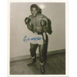 Emile Griffith signed 8x10 photo w/ signing info. Good condition. All items come with a Certificate