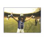 John Bailey Signed Everton Fa Cup 12X16 Photo Good condition. All items come with a Certificate of