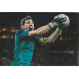 Iker Casillas Signed Spain 8X12 Photo Good condition. All items come with a Certificate of