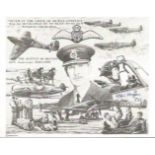 Battle of Britain veteran H A V Hogan signed photo. Small black and white 6x5 Battle of Britain