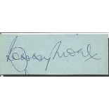 Bobby Moore England & West Ham Legend Signed Cut Card Good condition. All items come with a