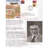 JS WW2 series FDC commemorating British East African Campaign 19 January - 27 November 1941.Ü Signed