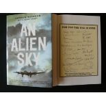 An Alien Sky by Andrew Wiseman with Sean Feast published 2015, hard back with dustcover ÜThe story