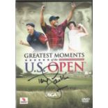 Tony Jacklin signed Greatest Moments of the US Open DVd sleeve. DVD included Good condition. All