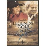 Jack Nicklaus signed slip cover for Peter Alliss's Legends of Golf. DVD included Good condition. All