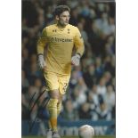 Hugo Lloris Signed Tottenham Hotspur 8X12 Photo Good condition. All items come with a Certificate of