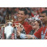 Cristiano Ronaldo Signed Manchester United 8X12 Photo Good condition. All items come with a