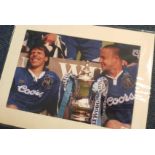Gianfranco Zola Signed 11X14 Mounted Chelsea Photo Good condition. All items come with a Certificate
