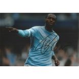 Yaya Toure Signed Manchester City 8X12 Photo Good condition. All items come with a Certificate of