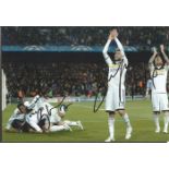 Chelsea Signed 8X11 Photo By Salomon Kalou, John Obi Mikel, Bratislav Ivanovic, Jose Bosingwa & Raul