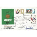 World Cup 1966 First Day Cover Signed By Nobby Stiles, Alan Ball, Geoff Hurst, Gordon Banks, Bobby