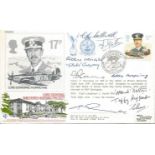 Battle of Britain veterans signed cover. _Lord Dowding Sheltered Housing Project cover signed by