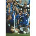 Juan Mata & Jose Bosingwa Signed Chelsea 8X12 Photo Good condition. All items come with a