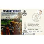 WW2 Liberation of Brussels FDC signed resistance hero George D'Outremont Good condition. All items