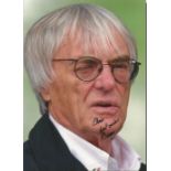 Bernie Ecclestone signed 6 x 4 colour photo to Chris Good condition. All items come with a