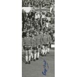 Roger Hunt Signed England 1966 World Cup 4.5X10 Photo Good condition. All items come with a
