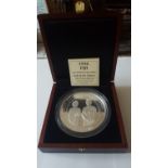 1996 Fiji $50 Silver Proof Lady of the Century Coin. 1kg of .999 fine sivver. Only 99 were minted