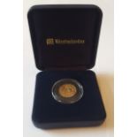 1929 Indian Head $2.50 Quarter Eagle gold coin in Westminster presentation case with certificate. In