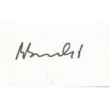 Germany Football Legends 5 Signed Cards Rainer Bonhof, Paul Breitner, Bernd Holzenbein, Henrich