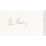 Chris Chataway 4 Minute Mile & London Marathon Legend Signed 3X5 Card Good condition. All items come