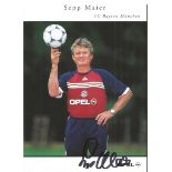 Sepp Maier West Germany Legend 3 Signed Photos Good condition. All items come with a Certificate