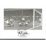 Wolfgang Weber Signed 1966 World Cup Final Goal 8X12 Photo Good condition. All items come with a