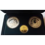 2000 Sydney Olympic Proof Gold and Silver Stuart Devlin coin collection.