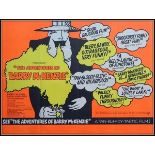 The adventures of Barry McKenzie UK quad folded. Condition C9 near mint, see glossary for all