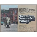 Next stop Greenwich Village UK quad folded. Condition C9 near mint, see glossary for condition