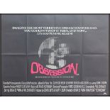 Obsession UK quad Condition folded C9 near mint, see glossary for condition scale. Obsession is a