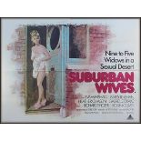 Suburban Wives UK quad folded. Condition C9 near mint, see glossary for condition scale. Suburban