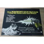 Machine Gun Mcain 1969 UK quad. A hardened criminal learns theres little loyalty on either side of