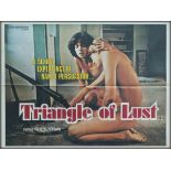 Triangle of Lust UK quad folded. Condition C9 near mint, see glossary for condition scale. Another