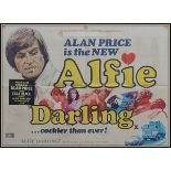 Alfie Darling folded UK quad. Condition C5 Very Good to Fine, see glossary for all condition scales.